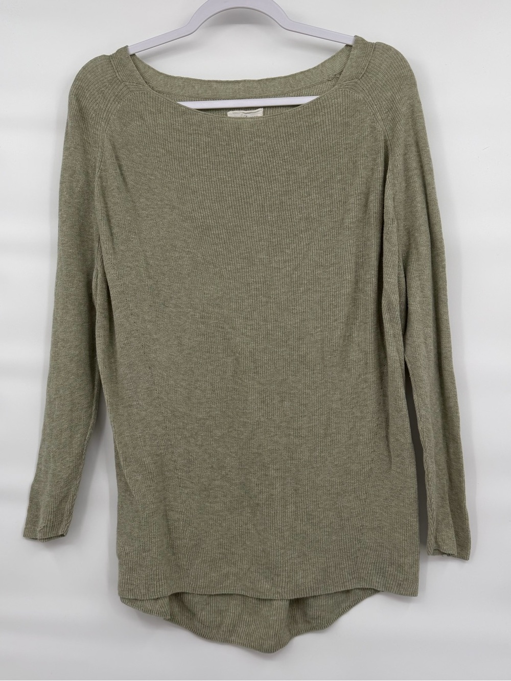 Lou & grey cotton wide neck lightweight sweater